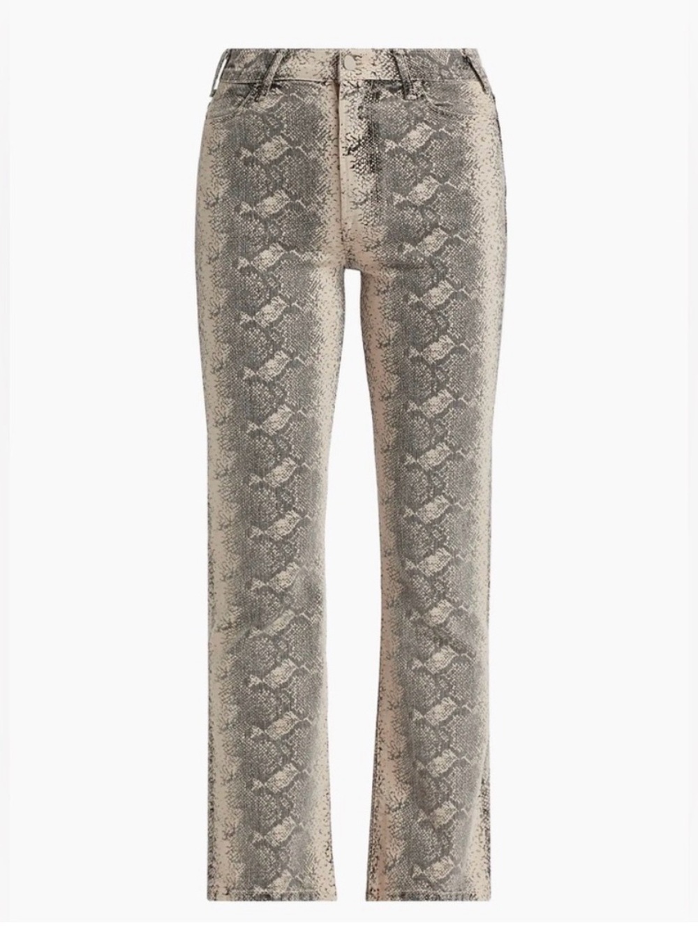 MOTHER The Hustler Boa Babe Snake Print Jeans - Size 27, NWT